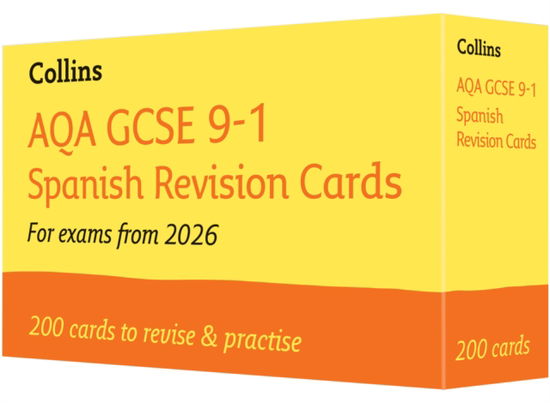 AQA GCSE 9-1 Spanish Vocabulary Revision Cards: Ideal for the 2026 and 2027 Exams - Collins GCSE Grade 9-1 Revision - Collins GCSE - Books - HarperCollins Publishers - 9780008783440 - September 25, 2025
