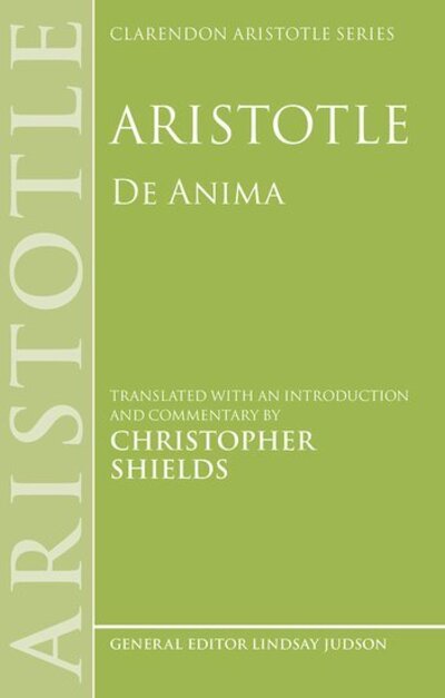 Cover for Aristotle · Aristotle: De Anima - Clarendon Aristotle Series (Hardcover Book) (2016)