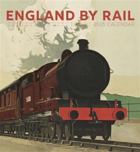 Cover for Pomegranate · England by Rail 2025 Wall Calendar (Paperback Book) (2024)