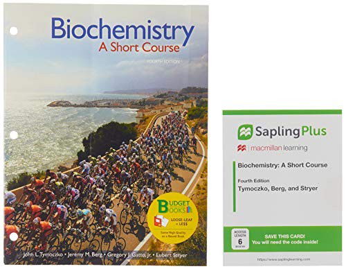 Cover for John L. Tymoczko · Loose-leaf Version for Biochemistry : A Short Course 4e &amp; SaplingPlus for Biochemistry A Short Course 4e (Loose-leaf) (2019)