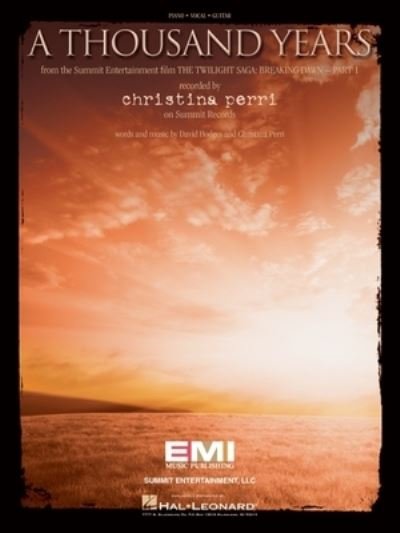 Cover for Christina Perri · Thousand Years (Bok) (2012)
