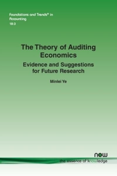 Cover for Minlei Ye · Theory of Auditing Economics (Book) (2023)