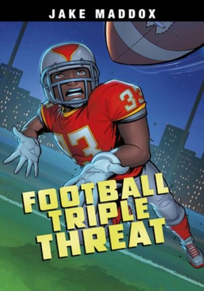 Cover for Jake Maddox · Football Triple Threat (Paperback Book) (2022)