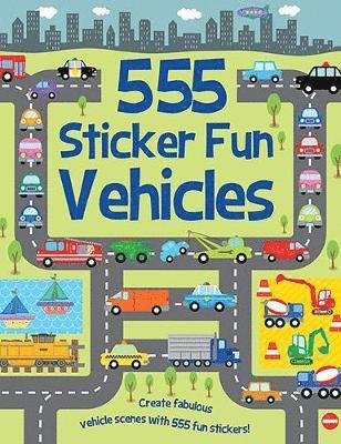 555 Sticker Fun - Vehicles Activity Book - 555 Sticker Fun - Susan Mayes - Books - Gemini Books Group Ltd - 9781789580440 - May 10, 2013