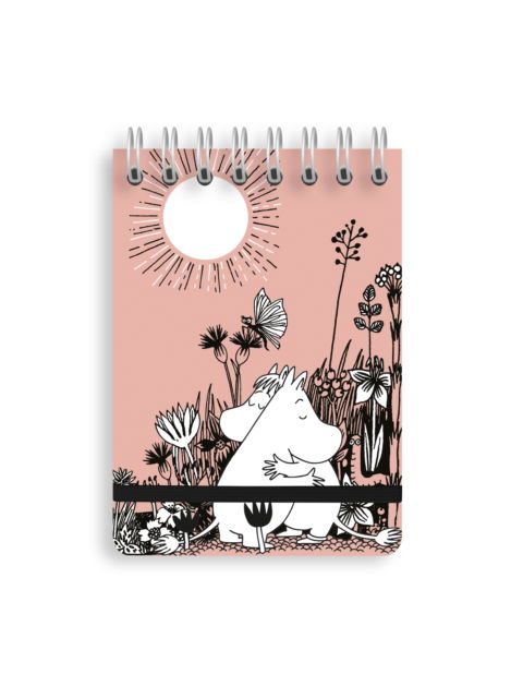 Cover for Moomin Love (Spiral Bound Pocket Notebook) - Flame Tree Spiral Pocket Notebooks (Skrivemateriell) (2026)