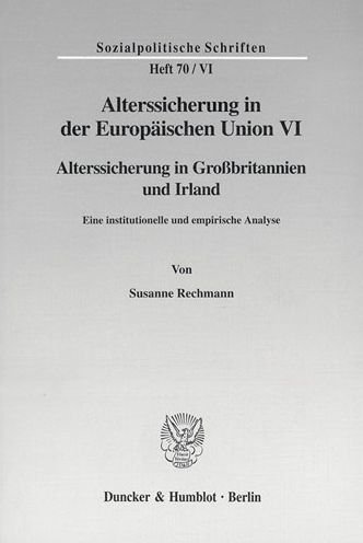 Cover for Rechmann · Alterssicherung in der Europäi (Bog) (2001)