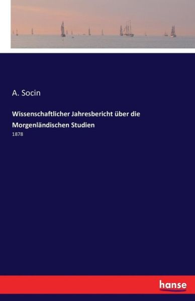 Cover for Socin · Wissenschaftlicher Jahresbericht (Book) (2016)