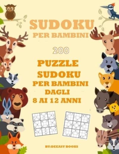 Cover for Deeasy Books · Libro di sudoku per bambini (Paperback Book) (2021)