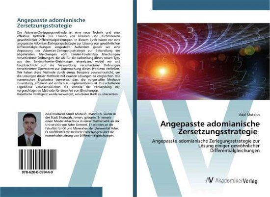 Cover for Mutaish · Angepasste adomianische Zersetz (Bog)