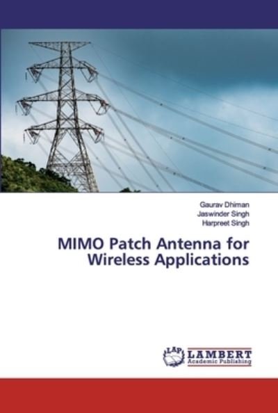 Cover for Dhiman · MIMO Patch Antenna for Wireless (Buch) (2020)
