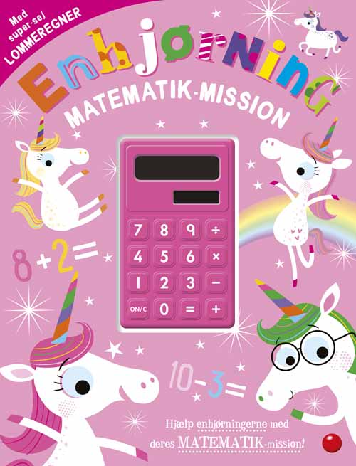 Lommeregnerbog: Enhjørning matematik-mission (Heftet bok) [1. utgave] (2024)