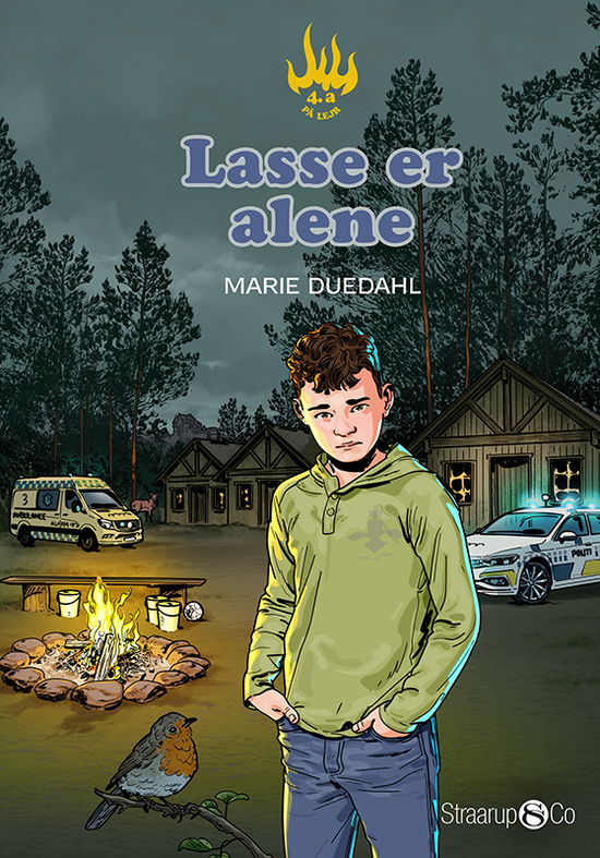 Cover for Marie Duedahl · 4.a på lejr: Lasse er alene (Hardcover Book) [1st edition] (2025)