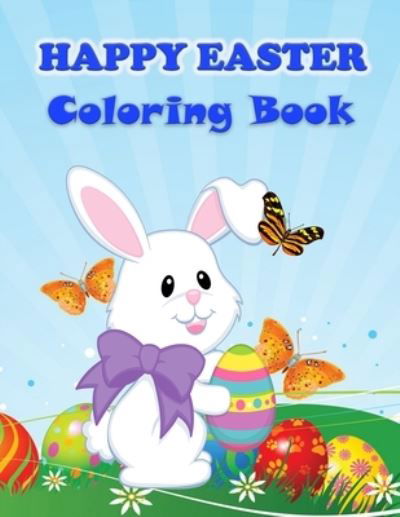 Cover for Weber E · Happy Easter Coloring Book (Paperback Book) (2022)
