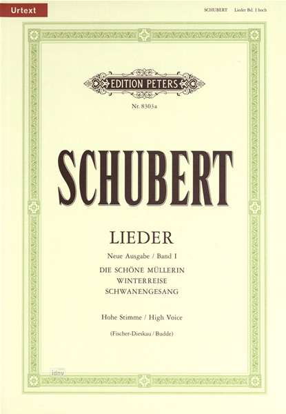 Lieder (Fischer),h.1.EP8303a - F. Schubert - Livres -  - 9790014064440 - 1 mai 2022