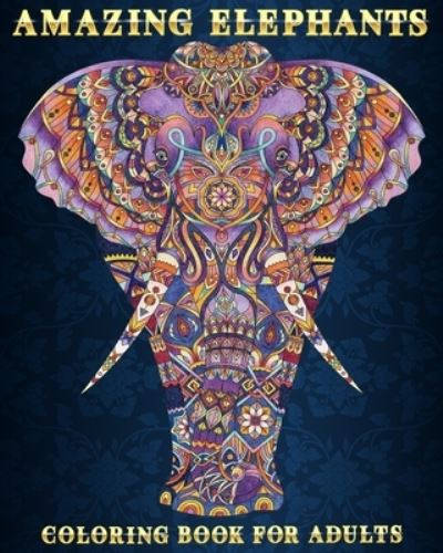 Cover for Mezzo Zentangle Designs · Amazing Elephants (Paperback Book) (2020)