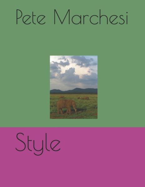 Cover for Pete Marchesi · Style (Paperback Book) (2020)