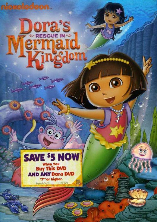 Cover for Dora the Explorer · Dora's Rescue in the Mermaid Kingdom (DVD) (2012)