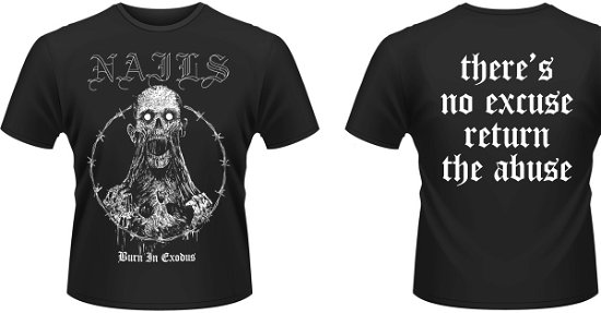 Cover for Nails · Burn In Exodus (T-shirt) [size XXL] (2015)