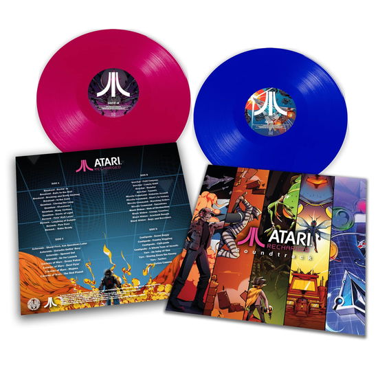 Cover for Megan Mcduffee · Atari Recharged - O.s.t. (LP) [Opaque Blue and Pink vinyl edition] (2025)