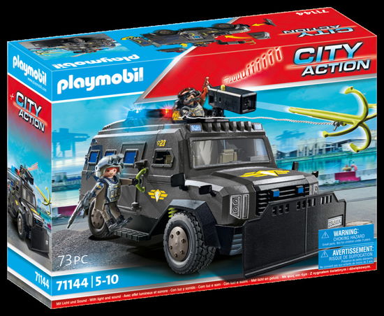 Cover for Playmobil · Playmobil SWAT-Geländefahrzeug 71144 (Tilbehør) (2024)