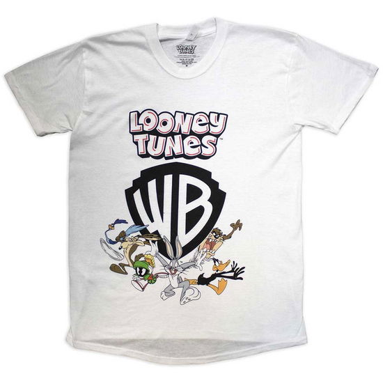 Looney Tunes Unisex T-Shirt: Warner Bros Shield - Looney Tunes - Gadżety -  - 5056737257441 - 