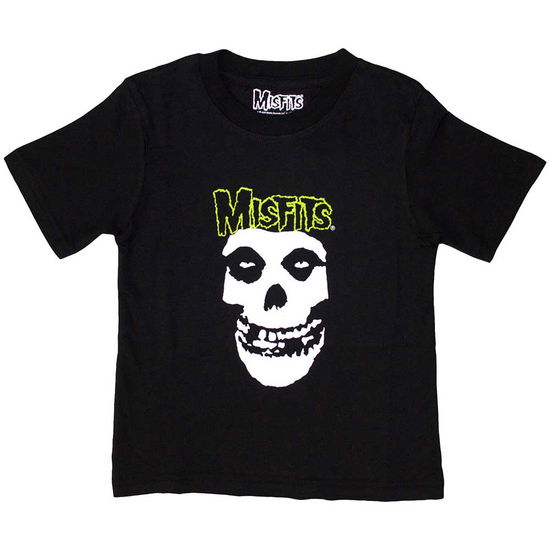 Misfits Kids T-Shirt: Skull & Logo (1-2 Years) - Misfits - Gadżety -  - 5056737260441 - 