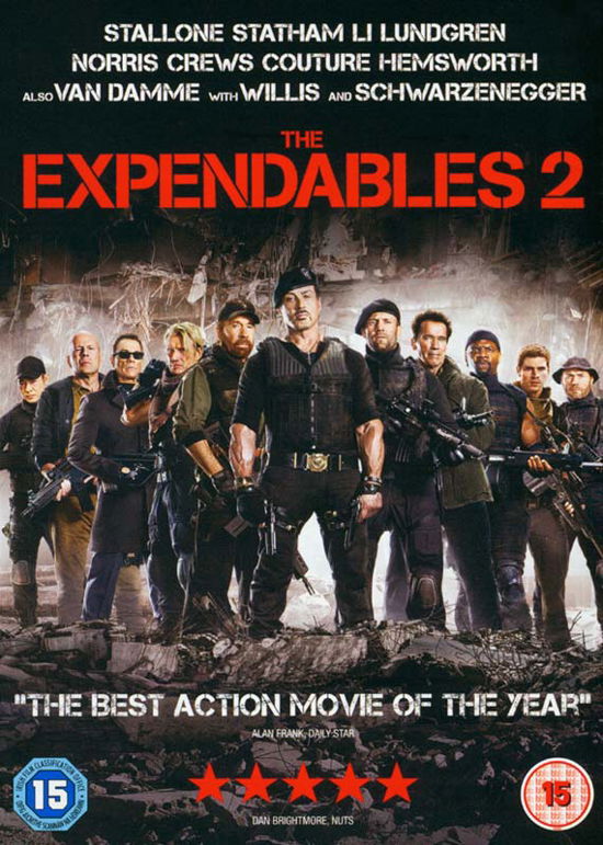 Cover for The Expendables 2 (DVD) (2012)