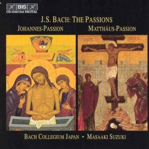 Cover for Bach / Schmithusen / Argenta / Blaze / Suzuki · Johannes Passion / Matthaus Passion (CD) [Collector's edition] [Box set] (2003)