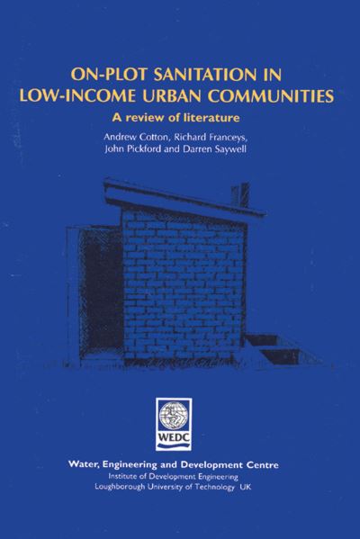 Cover for Andrew Cotton · On-plot Sanitation in Low-income Urban Communities: A review of the literature (Paperback Book) (1995)