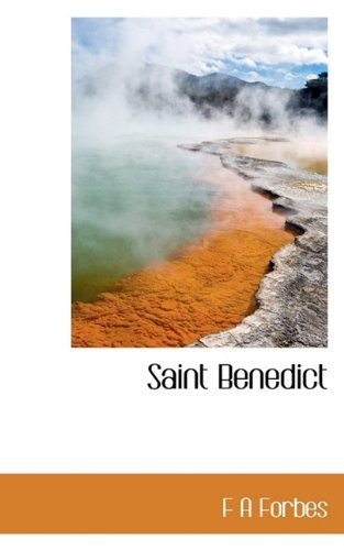 Cover for F a Forbes · Saint Benedict (Paperback Bog) (2009)
