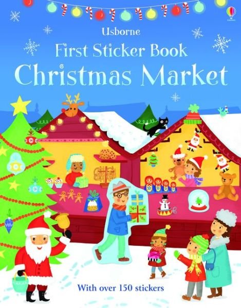 First Sticker Book Christmas Market - First Sticker Books - James Maclaine - Livros - Usborne Publishing Ltd - 9781409582441 - 1 de outubro de 2014
