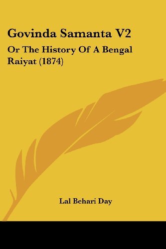 Cover for Lal Behari Day · Govinda Samanta V2: or the History of a Bengal Raiyat (1874) (Paperback Bog) (2008)
