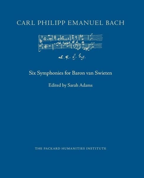 Cover for Carl Philipp Emanuel Bach · Six Symphonies for Baron Van Swieten (Paperback Bog) (2014)