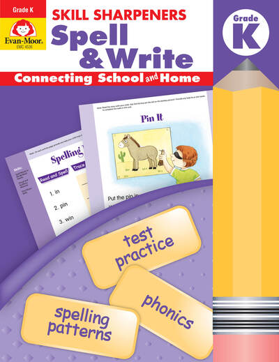 Cover for Jo Ellen Moore · Spell &amp; Write, Kindergarten (Skill Sharpeners) (Skill Sharpeners Spell &amp; Write) (Paperback Book) (2005)