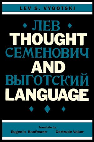 Cover for Lev S Vygotski · Thought and Language (Paperback Book) (2012)