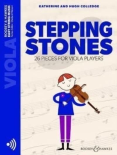 Cover for Stepping Stones: 26 Pieces for Viola Players - Easy String Music (Sheet music) (2022)