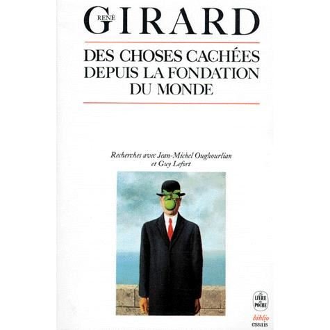 Cover for Rene Girard · Des choses cachees depuis la fondation du monde (Paperback Bog) [French edition] (1983)