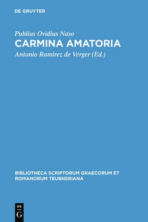 Cover for Ovid · Carmina amatoria (Book) [Latin, 0002-revised edition] (2006)