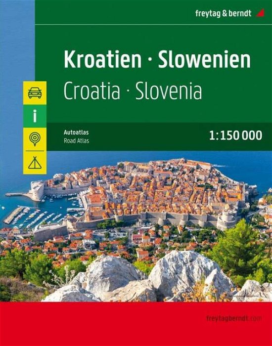 Cover for Freytag &amp; Berndt · Croatia - Slovenia atl.sp. (Spiralbuch) (2020)