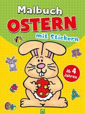 Jenny Tulip · Malbuch Ostern mit Stickern (Bok) (2023)