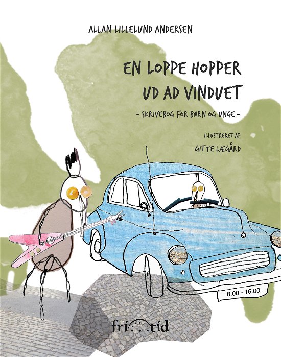 Cover for Allan Lillelund Andersen · En loppe hopper ud ad vinduet (Taschenbuch) [1. Ausgabe] (2018)