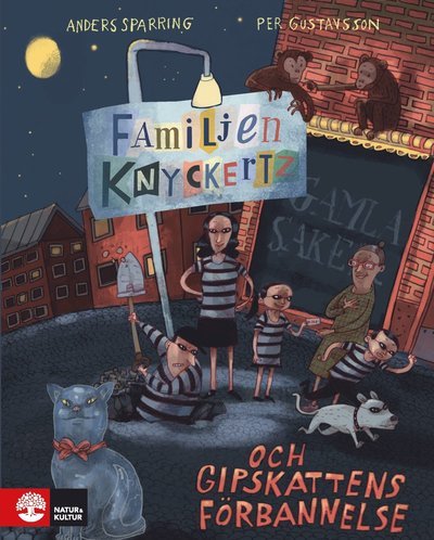 Cover for Anders Sparring · Familjen Knyckertz: Familjen Knyckertz och gipskattens förbannelse (Indbundet Bog) (2021)
