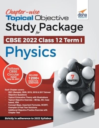 Cover for Disha Experts · Chapter-wise Topical Objective Study Package for CBSE 2022 Class 12 Term I Physics (Paperback Book) (2021)