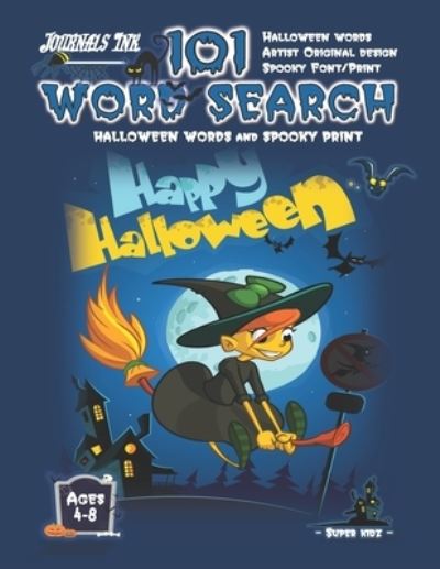 Cover for Sk · Halloween Word Search Book for Kids Ages 4-8 (Paperback Bog) (2020)