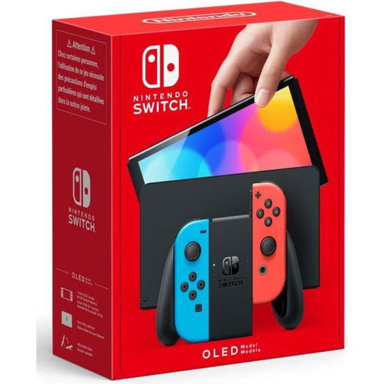 Cover for Switch · Nintendo Switch Console  OLED Model  Neon BlueNeon Red EU Switch (DIV) (2021)