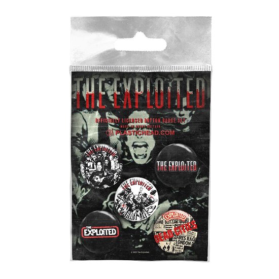 The Exploited Button Badge Set 1 - The Exploited - Merchandise - PHM - 0803341564442 - June 10, 2022