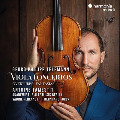 Cover for Antoine Tamestit · Telemann: Viola Concertos (CD) [Japan Import edition] (2022)