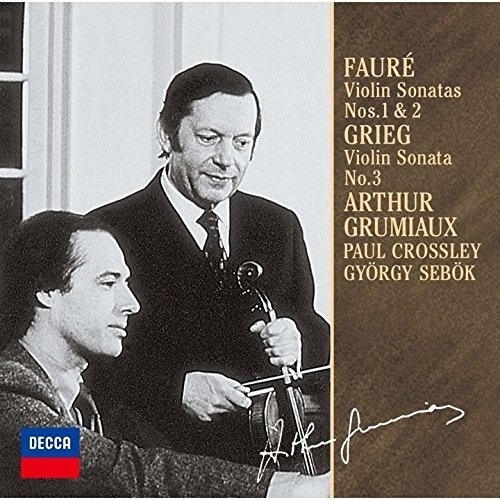 Cover for Arthur Grumiaux · Faure / Grieg: Violin Sonatas (CD) (2021)