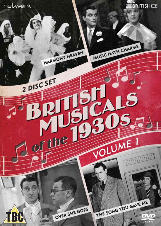 Cover for British Musicals of the 1930s Vol 1 · Harmony Heaven / The Song You Gave Me / Music Hath Charms / Over She (DVD) (2013)