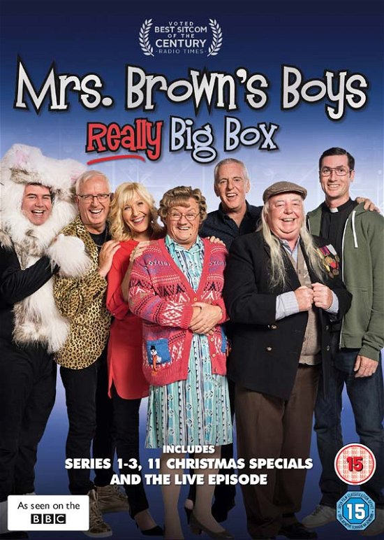 Cover for Mrs Browns Boys  Really Big Box DVD 2017 · Mrs Browns Boys Series 1 to 3 Complete Collection + Christmas Specials (DVD) (2017)